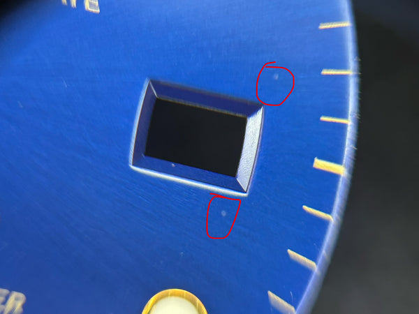 Load image into Gallery viewer, Rolex Submariner Blue "T 25" Dial for model 16613 FCD30026
