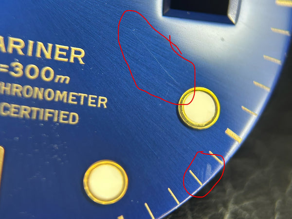 Load image into Gallery viewer, Rolex Submariner Blue "T 25" Dial for model 16613 FCD30026
