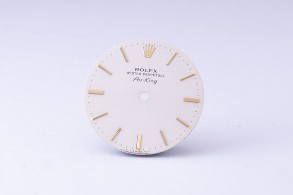 Load image into Gallery viewer, Rolex Air-King Silver Stick Marker Dial for model 5500 FCD30032
