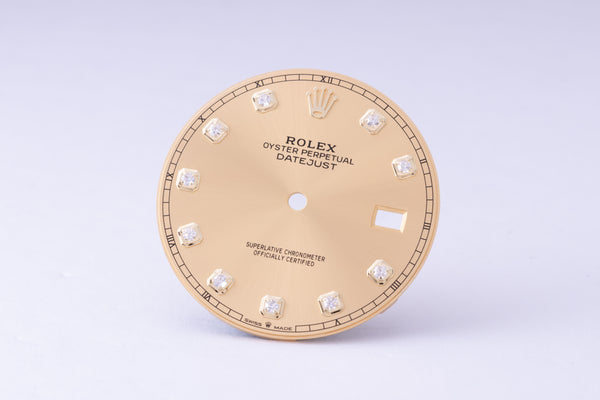Load image into Gallery viewer, Rolex Datejust 41mm Champagne Diamond Dial for 126333 FCD30039
