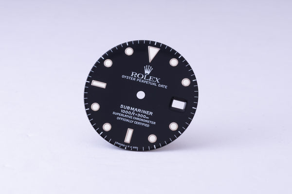 Load image into Gallery viewer, Rolex Submariner Black T<25 dial for model 16800 - 16610 FCD30040
