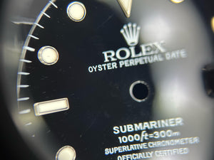 Rolex Submariner Black T<25 dial for model 16800 - 16610 FCD30040