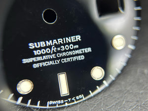 Rolex Submariner Black T<25 dial for model 16800 - 16610 FCD30040