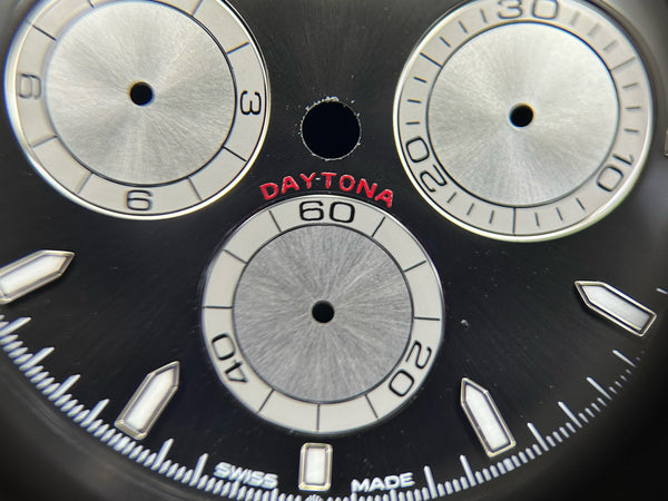 Load image into Gallery viewer, Rolex Daytona Black "Baby LeMans" Dial for 126519LN FCD30084
