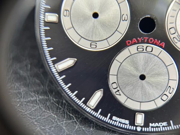 Load image into Gallery viewer, Rolex Daytona Black "Baby LeMans" Dial for 126519LN FCD30084
