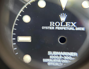 Rolex Submariner Black Swiss Made dial for model 16800 - 16610 FCD30090