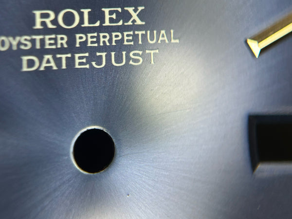 Load image into Gallery viewer, Rolex Datejust Blue stick Dial for model 16014 - 16234 FCD30100
