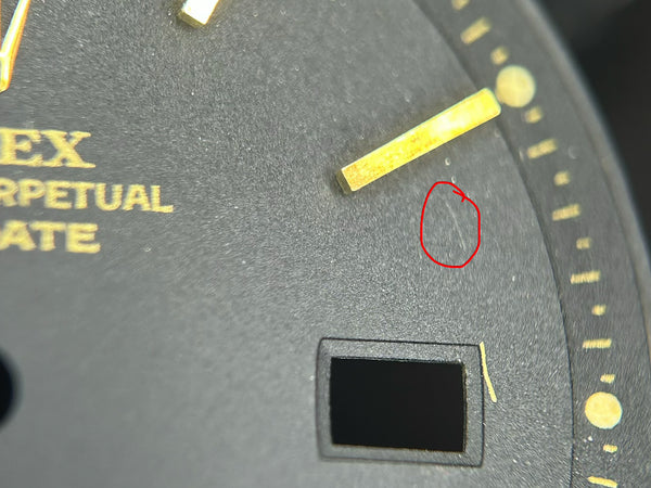 Load image into Gallery viewer, Rolex Day-Date Matte Black Dial for model 1803 - 1807 FCD30102

