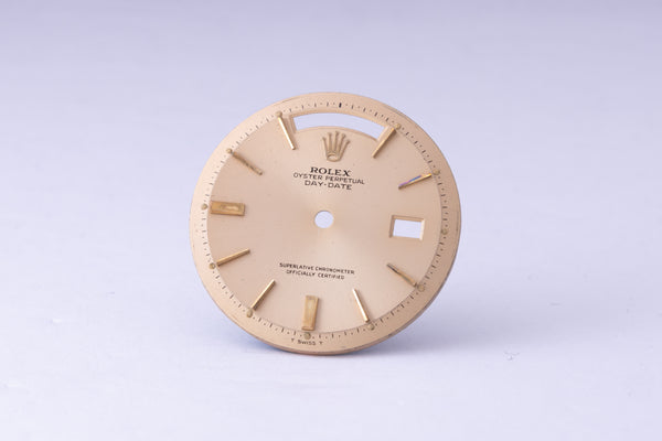 Load image into Gallery viewer, Rolex Day-Date Champagne Fat 6-9 Dial for model 1803 - 1807 FCD30103

