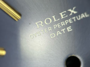 Rolex Blue Stick Date dial for model 1500 - 1501 FCD30109