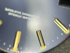Rolex Blue Stick Date dial for model 1500 - 1501 FCD30109