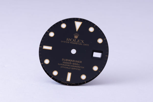 Load image into Gallery viewer, Rolex Submariner Black T<25 dial for model 16803 - 16808 - 16613 FCD30117

