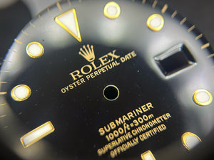 Rolex Submariner Black T<25 dial for model 16803 - 16808 - 16613 FCD30117