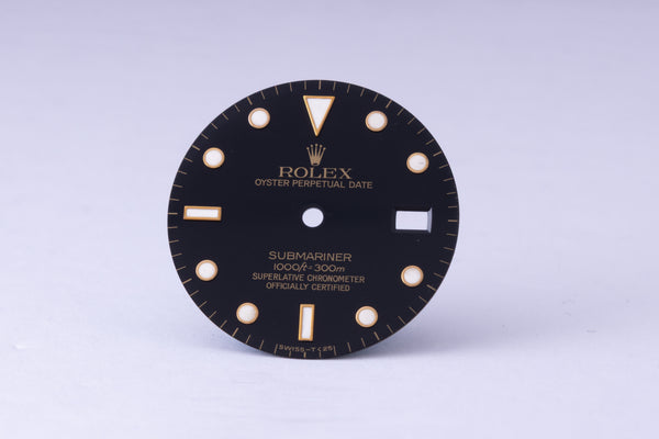 Load image into Gallery viewer, Rolex Submariner Black T<25 dial for model 16803 - 16808 - 16613 FCD30119
