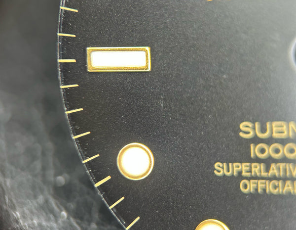 Load image into Gallery viewer, Rolex Submariner Black T<25 dial for model 16803 - 16808 - 16613 FCD30119
