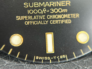 Rolex Submariner Black T<25 dial for model 16803 - 16808 - 16613 FCD30119