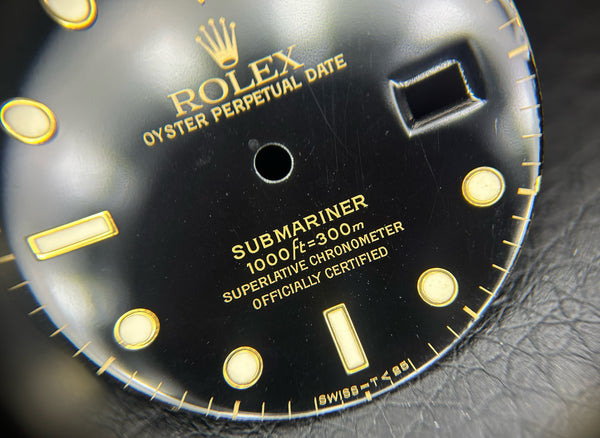 Load image into Gallery viewer, Rolex Submariner Black T<25 dial for model 16803 - 16808 - 16613 FCD30120

