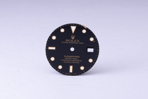 Load image into Gallery viewer, Rolex Submariner Black T<25 dial for model 16803 - 16808 - 16613 FCD30121
