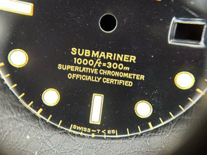 Rolex Submariner Black T<25 dial for model 16803 - 16808 - 16613 FCD30121