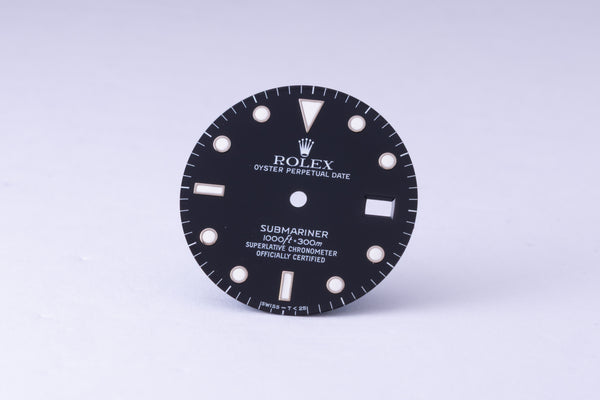 Load image into Gallery viewer, Rolex Submariner Black T<25 dial for model 16800 - 16610 FCD30122
