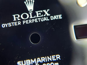 Rolex Submariner Black T<25 dial for model 16800 - 16610 FCD30122