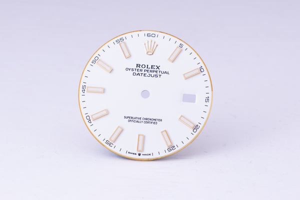 Load image into Gallery viewer, Rolex Datejust 41 White Stick Dial for 126333 FCD30140
