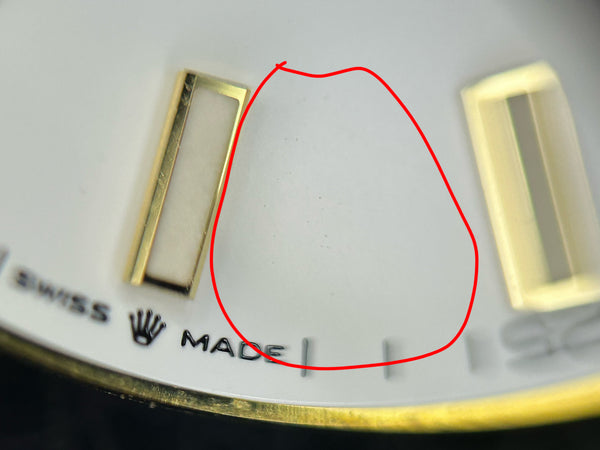 Load image into Gallery viewer, Rolex Datejust 41 White Stick Dial for 126333 FCD30140
