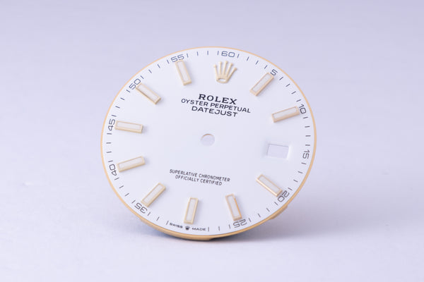 Load image into Gallery viewer, Rolex Datejust 41 White Stick Dial for 126333 FCD30141
