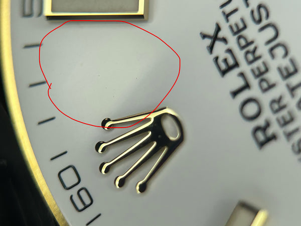 Load image into Gallery viewer, Rolex Datejust 41 White Stick Dial for 126333 FCD30141
