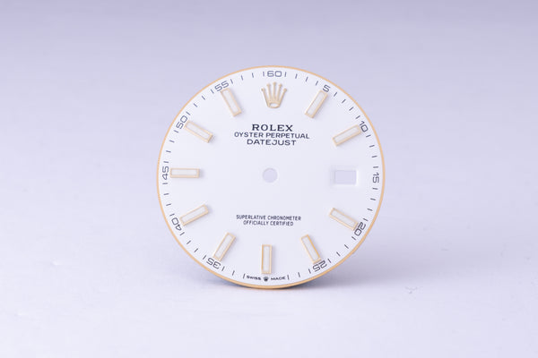 Load image into Gallery viewer, Rolex Datejust 41 White Stick Dial for 126333 FCD30142
