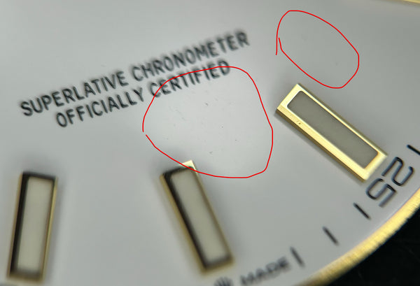 Load image into Gallery viewer, Rolex Datejust 41 White Stick Dial for 126333 FCD30142
