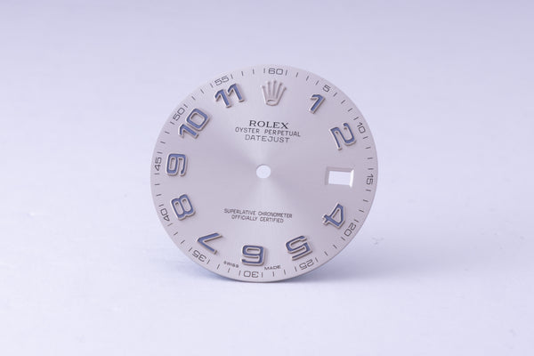 Load image into Gallery viewer, Rolex Datejust Silver Blue Arabic Datejust II dial 116334 FCD30146
