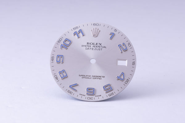 Load image into Gallery viewer, Rolex Datejust Silver Blue Arabic Datejust II dial 116334 FCD30147
