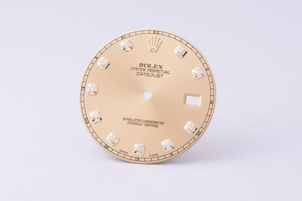 Load image into Gallery viewer, Rolex Datejust II Champagne Diamond Dial for model 116333 FCD30157
