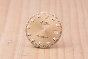 Rolex Datejust II Champagne Diamond Dial for model 116333 FCD30158