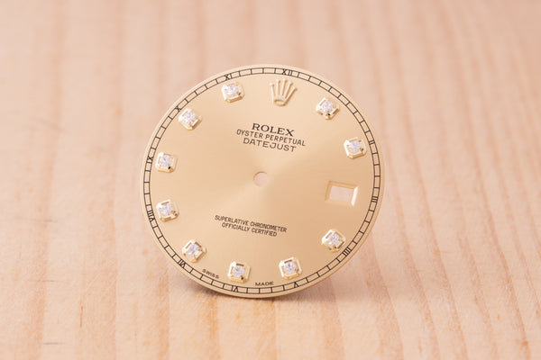 Load image into Gallery viewer, Rolex Datejust II Champagne Diamond Dial for model 116333 FCD30159
