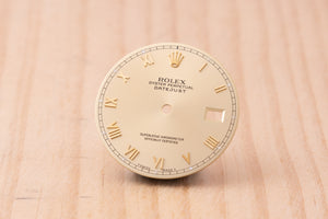 Rolex datejust Skinny Champagne Roman dial for model 16013 FCD30183
