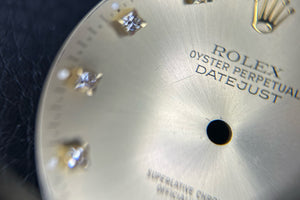 Rolex Datejust Champagne Diamond dial for model 16013 - 16233 FCD30184