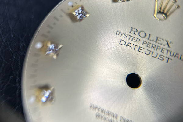 Load image into Gallery viewer, Rolex Datejust Champagne Diamond dial for model 16013 - 16233 FCD30184
