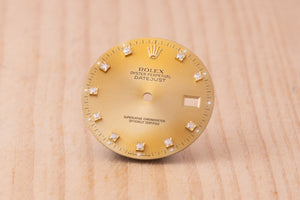 Rolex Datejust faded Champagne Diamond dial for model 16013 - 16233 FCD30195