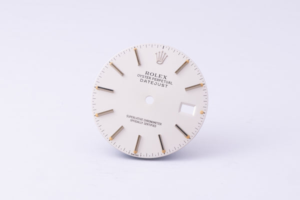 Load image into Gallery viewer, Rolex Datejust Silver Stick dial for model 16014 - 16030 FCD30261
