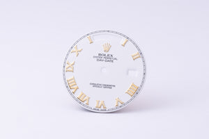 Rolex Day-Date White Roman dial for model 218238 FCD30293