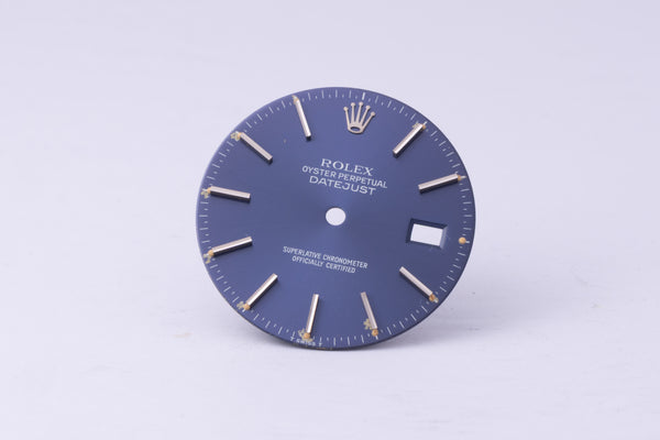 Load image into Gallery viewer, Rolex Datejust Blue stick Dial for model 16014 - 16234 FCD30307
