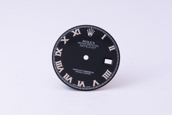 Load image into Gallery viewer, Rolex Mens Black Roman dial for model 116234 - 116200 FCD30309
