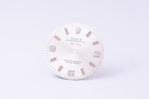 Rolex Airking 34mm Silver Dial Pink Sticks for 114200 FCD30314