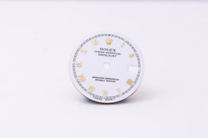 Rolex ladies Skinny White Roman Dial for model 69173 FCD30327