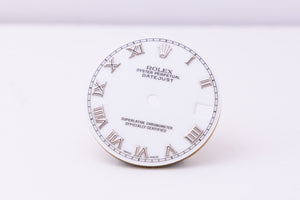 Rolex White Roman Midsize Dial for model 68274 FCD30343