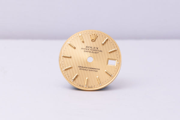 Load image into Gallery viewer, Rolex ladies Champagne Tapestry Dial for model 6917 - 69173 FCD30361
