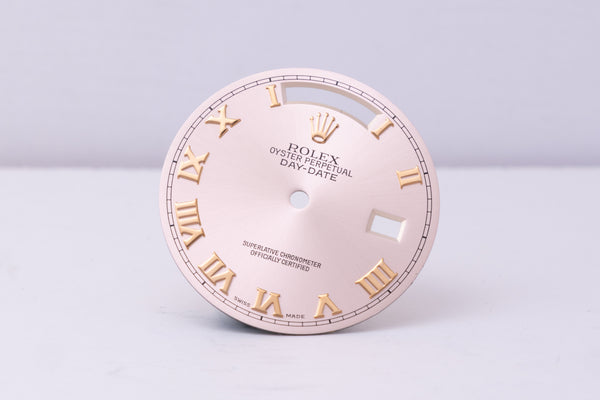 Load image into Gallery viewer, Rolex Day-Date rose roman dial for model 118235 FCD30373
