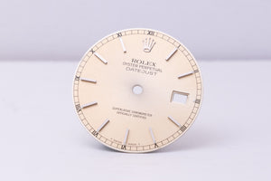 Rolex Datejust Faded Silver Stick dial for model 16234 - 16030 FCD30395